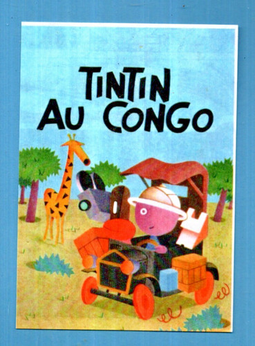 Tintin carte postale - tintin.,