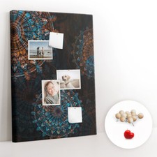 Décoratif Tableau d'affichage Tableau en liège 70x100 - Mandala décoratif