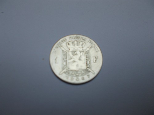Franc belge 1867 argent - 1867,