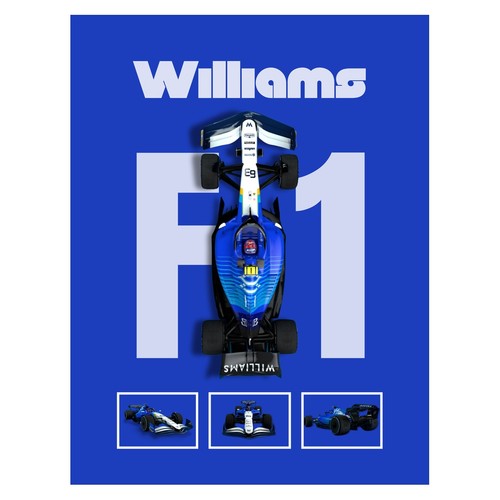 Affiche voiture course - de,