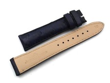 Jaeger Le-Coultre Reverso Genuine Ostrich Blue Strap Band 19/16mm Hand Made