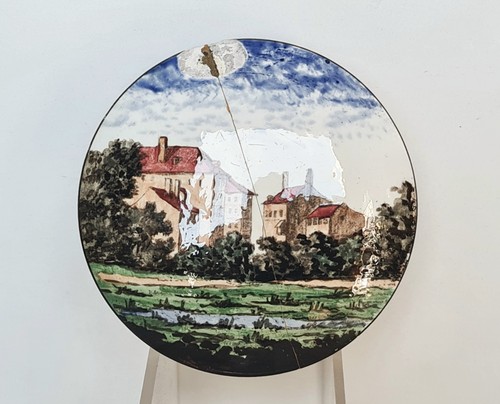 Rare boîte faïence gien xixe - rare,