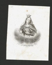 IMAGE PIEUSE Gravure  SAINTE