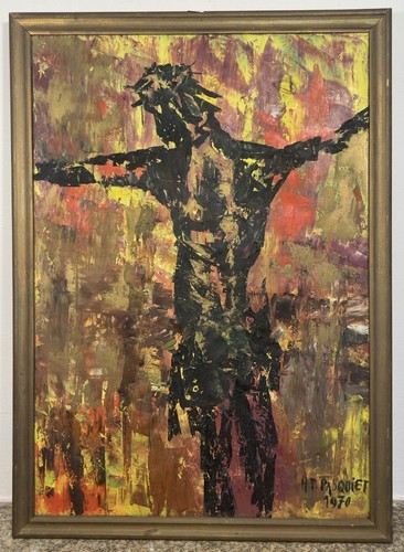 Huile sur toile - , signée