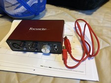 Focusrite Scarlett Solo  2 Channel USB Audio Interface Nice