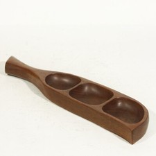 Serviteur apéritif en teck