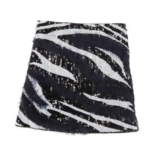 Femme paillettes faux mohair - paillettes,