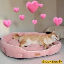 Lit chien chat canapé velours - chat,