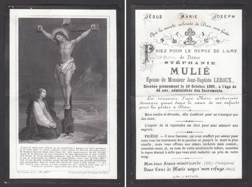 Image mortuaire dame - image,