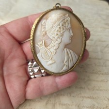 Grand CAMEE Ancien Pendentif