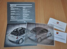 Abarth 500C FIAT ENG Brochure Prospekt