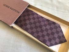 CRAVATE DAMIER MARRON
