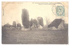 Old postcard 27 - Pont Saint Pierre (Eure) - 67. Ruins of the Old Fortified Castle