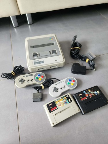 Console super nintendo avec - console,