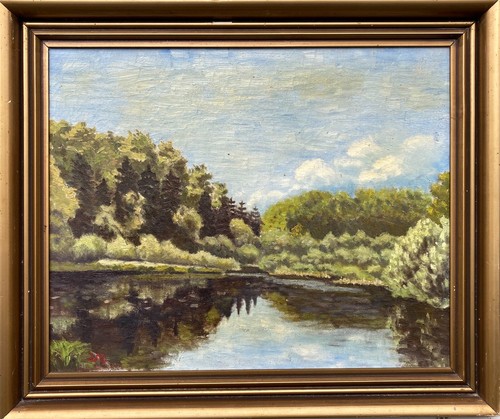 Tableau huile impressionniste - tableau,