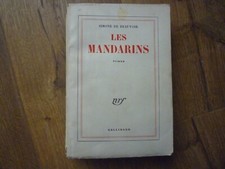 SIMONE DE BEAUVOIR LES MANDARINS NRF 1954 EO   Prix Goncourt 1954