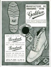 Publicité ancienne chaussures