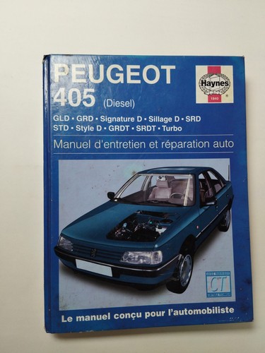 Manuel haynes peugeot 405 - haynes,