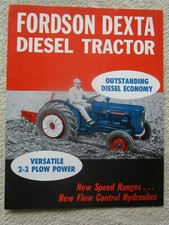Original 1957 Brochure for the Fordson Dexta Diesel Tractor, Very Nice Book!