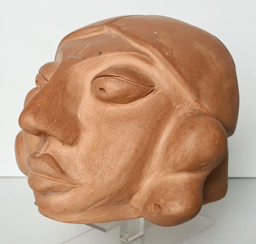 Sculpture tête jeune femme - , en