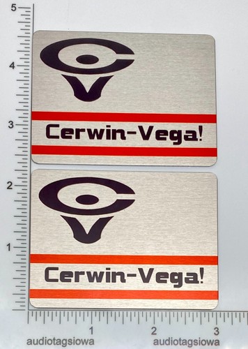 Cerwin vega custom badge - vega, d9