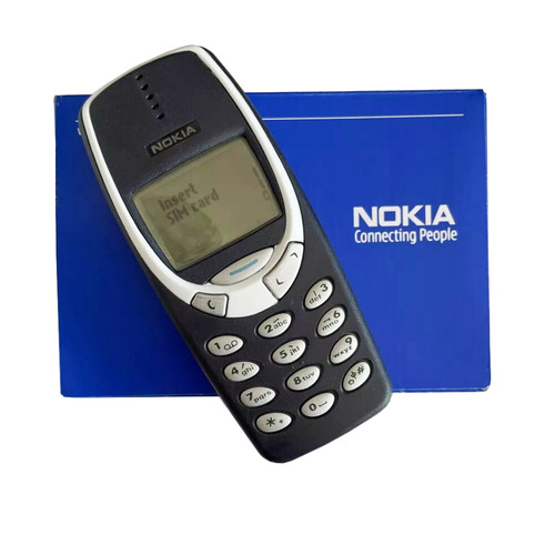 Nokia 3310 blue unlocked - nokia,