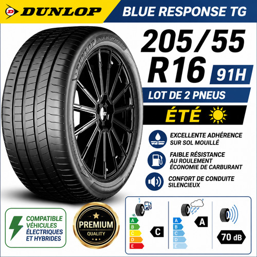 Lot pneus dunlop blue - lot,