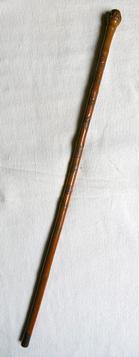 Canne bambou sculpte - canne, en