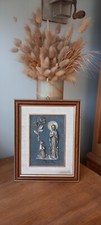 Heavy Tin Wall Frame With Maria And Virgin