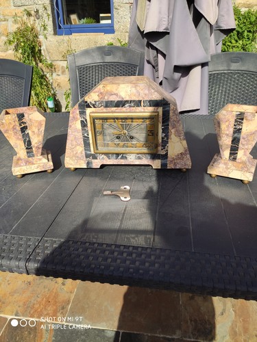 Superbe garniture cheminee - superbe, de
