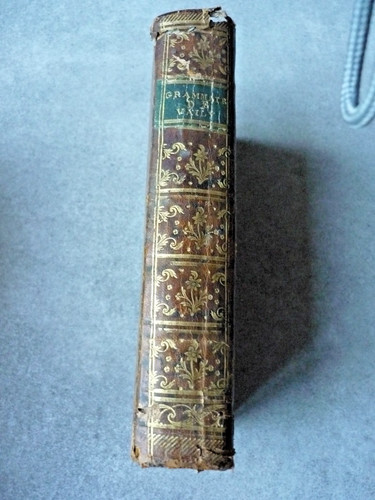 Livre ancien grammaire - ancien, langue