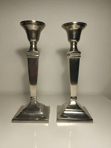 Bougeoirs vintage métal