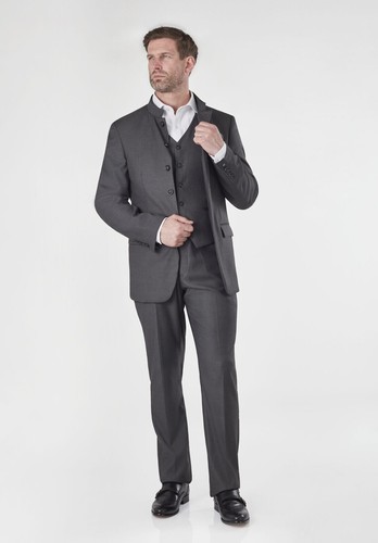 Hommes gris chinois col - gris, 3