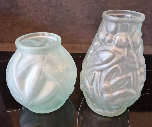 Vases art déco vert - art,