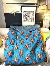 Boutis quilt antique fabric puffy wool blanket vintage fabric