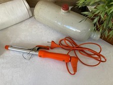 925⚜️ Ancien Babyliss Fer à Boucler Orange Vintage Made In France Fonctionne