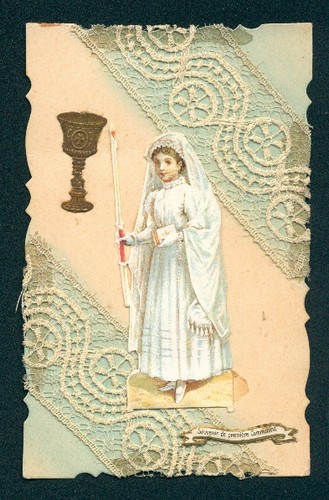 Carte postale oblate enfant - , en