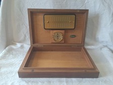 Ancienne Cave à Cigares Marque Marconi Hygromètre Humidificateur Made In Italie