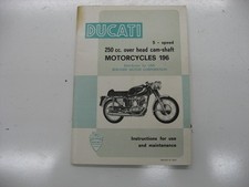 1963 1964 1965 Ducati 250 Repair Maintenance Monza GT Book Manual Motorcycle