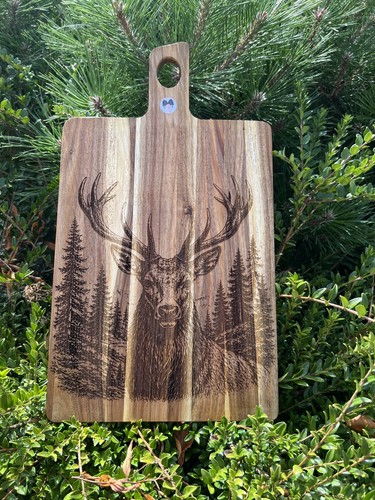 Planche bois cerf - , décoration