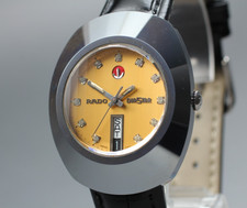 Montre Homme Vintage "NEAR MINT" RADO DIASTAR Automatique Cadran Or Jour...