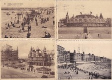 Lot de 4 cartes postales cards