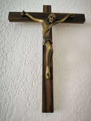 Croix ébène christ - Ébène,