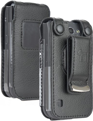 Noir végétalien cuir coque - noir,