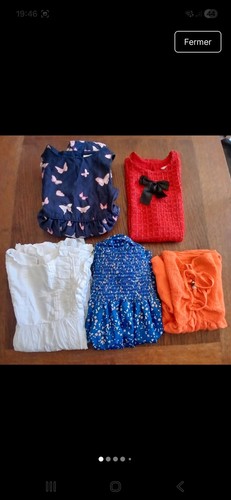 Lot robes filles ans - 5,