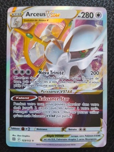 Carte pokémon arceus - carte, vstar