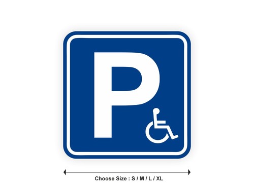 Sticker panneau parking - sticker,