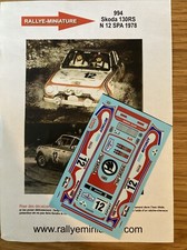 DECALS 1/43 SKODA 130 KVAIZAR