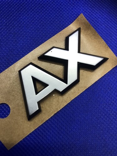 Logo badge emblème turbo d - badge, ax