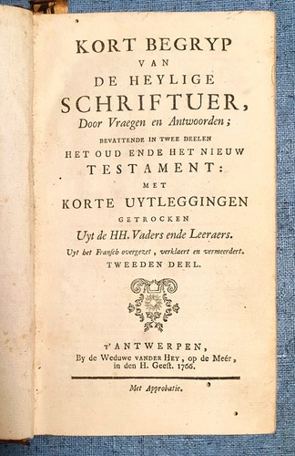 1766 kort begryp van - begryp, de